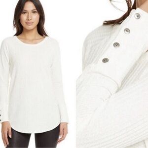 Bundle Chaser Cream and green Long Sleeve Top.